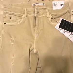 Zara low rise jeans